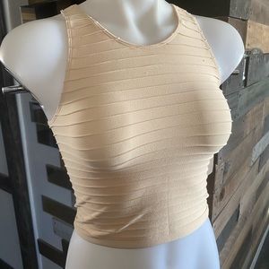 Cropped bodycon tank